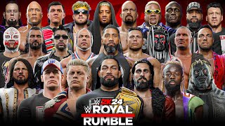 WWE 2K24: Royal Rumble Match Gameplay! (Concept)