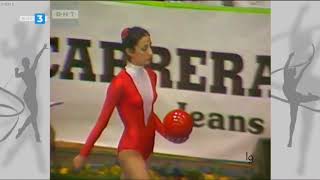 Anelia Ralenkova Ball AA World RG Championships Strasbourg 1983 Resimi