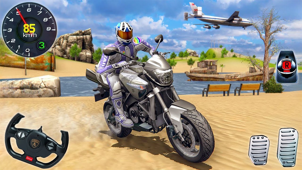 Super Bike Racing Simulator 3D - Extreme Mega Ramp Bike Stunt Racer Games Android Gameplay