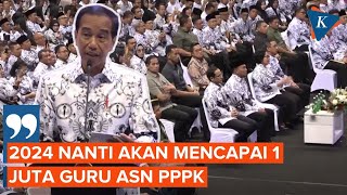 Jokowi Menargetkan 1 Juta Guru Honorer Akan Diangkat ASN pada 2024