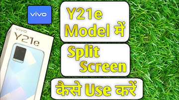 How to enable split screen feature on Vivo Y21e model| Vivo Y21e में split screen कैसे use करें
