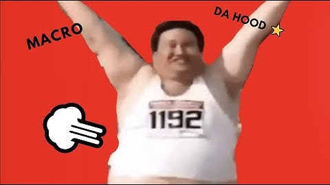 Setup macro speed glitch (da hood)