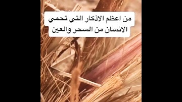 من أعظم الأذكار التي تحمي الإنسان من [السحر والعين وظلم العباد]🌹