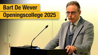 Bart De Wever op het Openingscollege Politicologie 2025 UGent