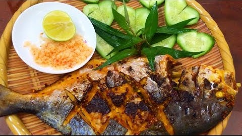 CÁ CHIM NƯỚNG SA TẾ - Công thức làm nước sốt ướp cá ngon - Bếp Vợ Đậu