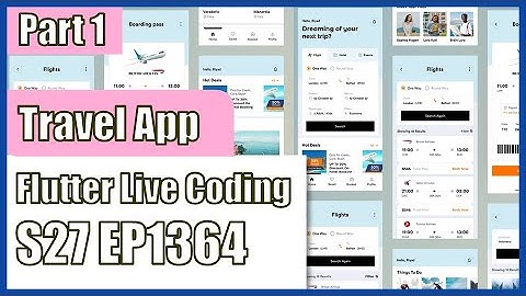 [Flutter] Flutter Live Coding EP1364 (Travel App Part 1)