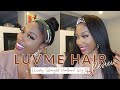 Luvme Hair Kinky Straight Headband Wig #shorts