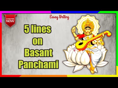 5 Lines Essay on Basant Panchami | 5 Lines on Saraswati Puja | Short 5 Line on Basant Panchmi