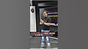 Arjuna jee first maths class by Sachin sir🫡🔥#alakhedits #physicswallah #jeebatch #pw #ytshorts #jee