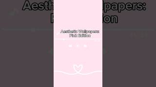 Aesthetic Wallpapers: Pink Edition 💗🌸 Save and Use As Many As You Like! #softgirl #coquette #pink screenshot 5