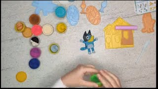 How To Make BLUEY with Play Doh | Disney Jr | ABC Kids