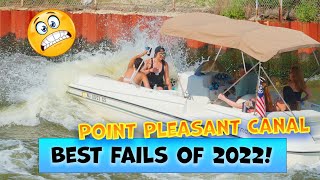 The Best FAILS On The Point Pleasant Canal 2022: HighSpeed Boating at Its Finest