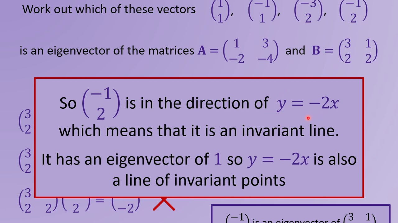 VO FA2 Week 2 1 Eigenvectors and Eigenvalues - YouTube