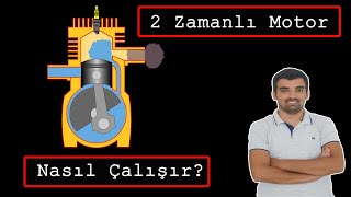 2 Zamanlı Motor Nasıl Çalışır? 2 Stroke Engine Animation