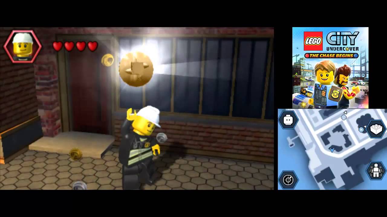 LEGO City Undercover (3DS): The Chase Begins 100% Guide - Downtown - All  Collectibles - YouTube