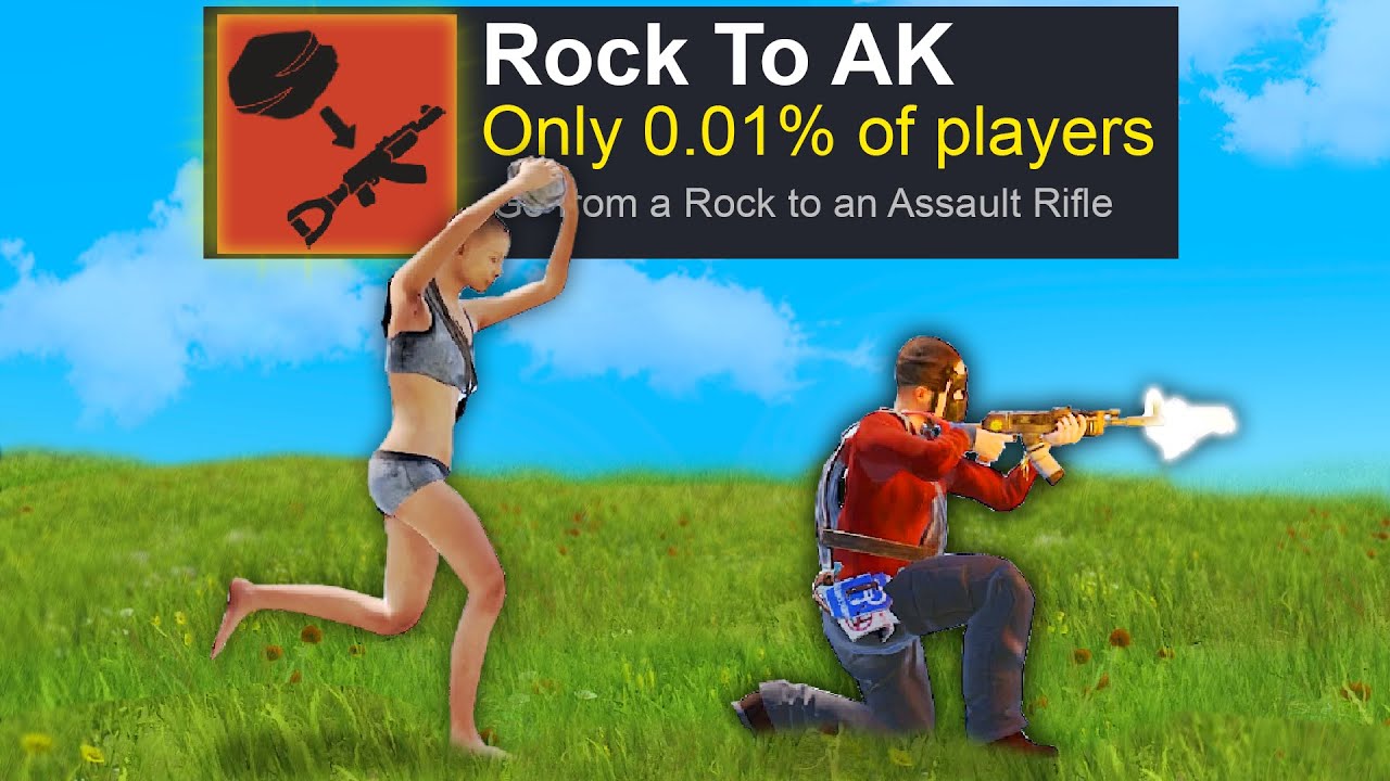 I Tried Getting Every Achievement in Rust as a Solo...