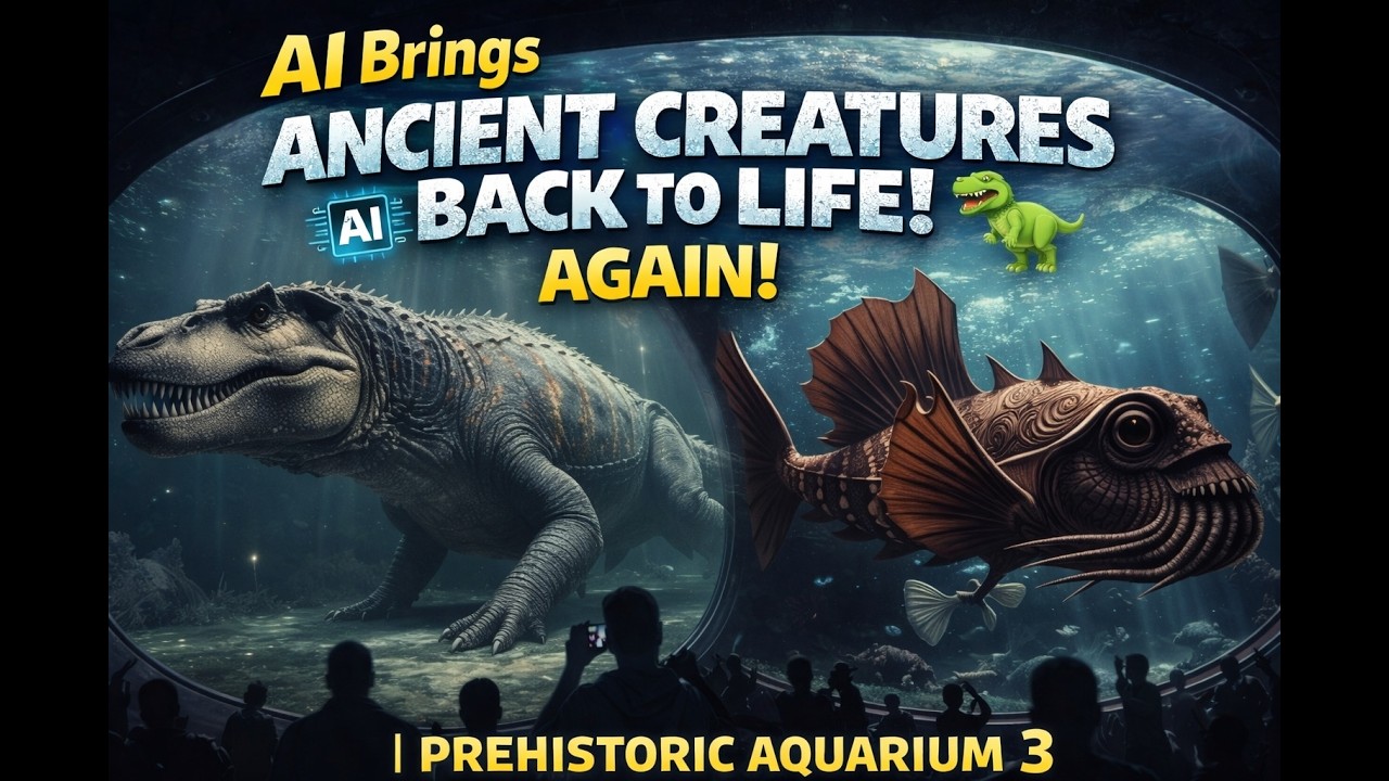 AI古代生物水族館3〜現代に甦る生物たち〜AI Brings Ancient Creatures Back to Life! 🦖 | The Prehistoric Aquarium 3