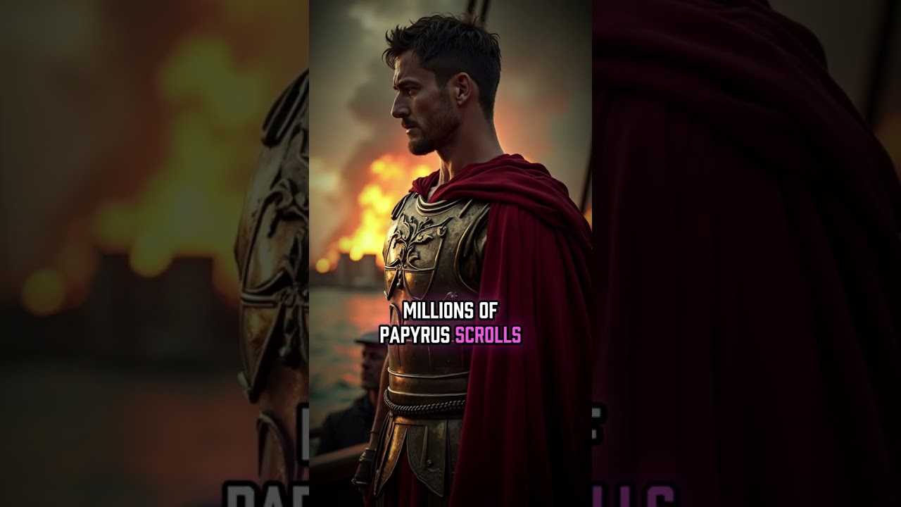 Julius Caesar Burned 1,000 Years of Knowledge 