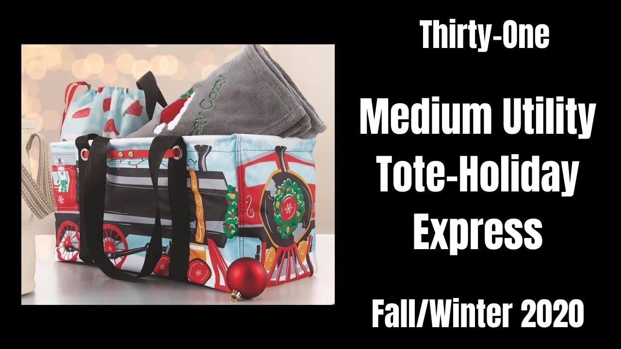 Holiday Medium Utility Tote from Thirty-One with Andrea Carver