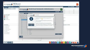 PM Record File - Jaarmappen aanmaken en aanvullen