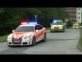 5 Czech & 2 Slovakian EMS vehicles with lights & sirens // 2 cars & 5 ambulances [CZ | 25.5.2019]