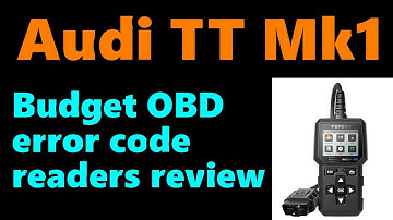 Audi TT Mk1 - Budget OBD2 Error code Readers Review - TOPDON ARTIDIAG 500S - ARTILINK 400 BLUETOOTH