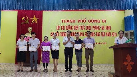 Bế giảng lớp bồi dưỡng kiến thức Quốc phòng - An ninh cho đối tượng 4 thuộc phòng GD - ĐT