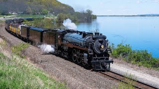 Canadian Pacific 2816, 'The Empress', steaming across Minnesota, Wisconsin, and Illinois