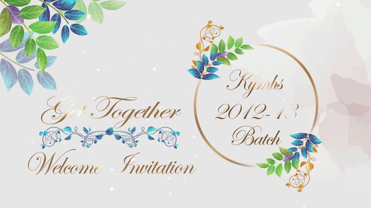 KYMHS Get Together Invitation
