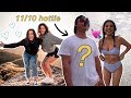 my sister found a sExyHOT BOYFRIEND at the beach (CALI VLOG #3)