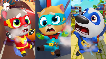 Talking Tom Hero Dash - All Best Funny Fails & Falls Moments Compilation 💪😼🤪🤣