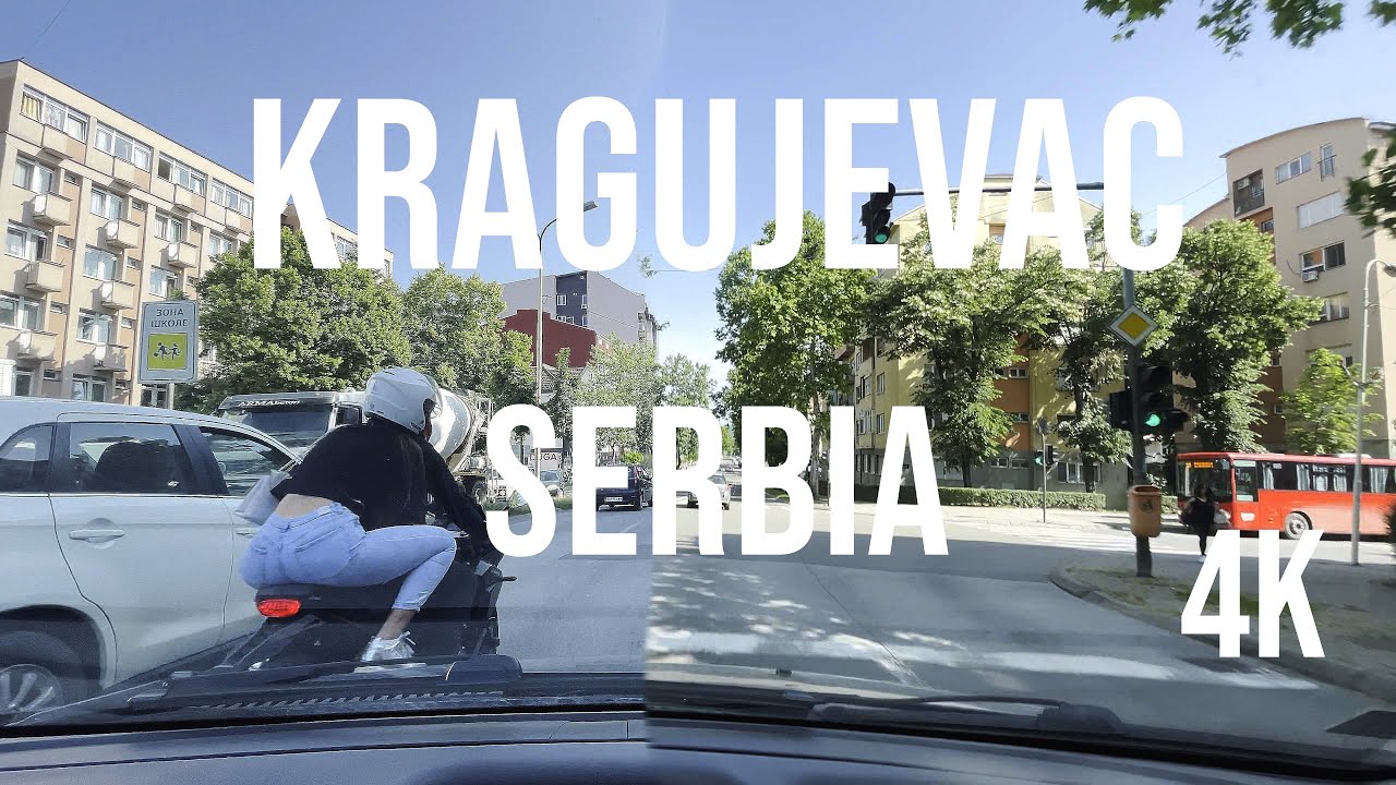Driving in Kragujevac, Serbia, June 2024 | 4K UHD