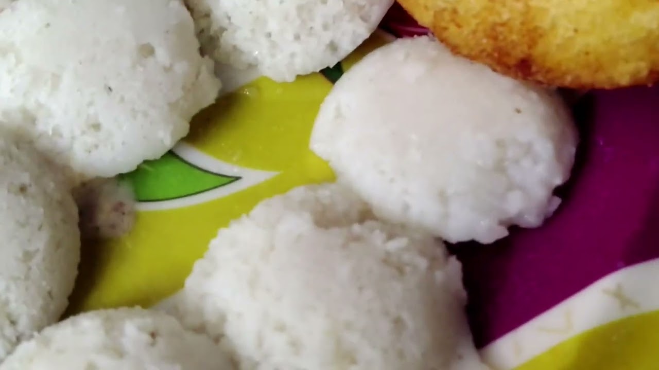 Homemade mini Idly and normal idly