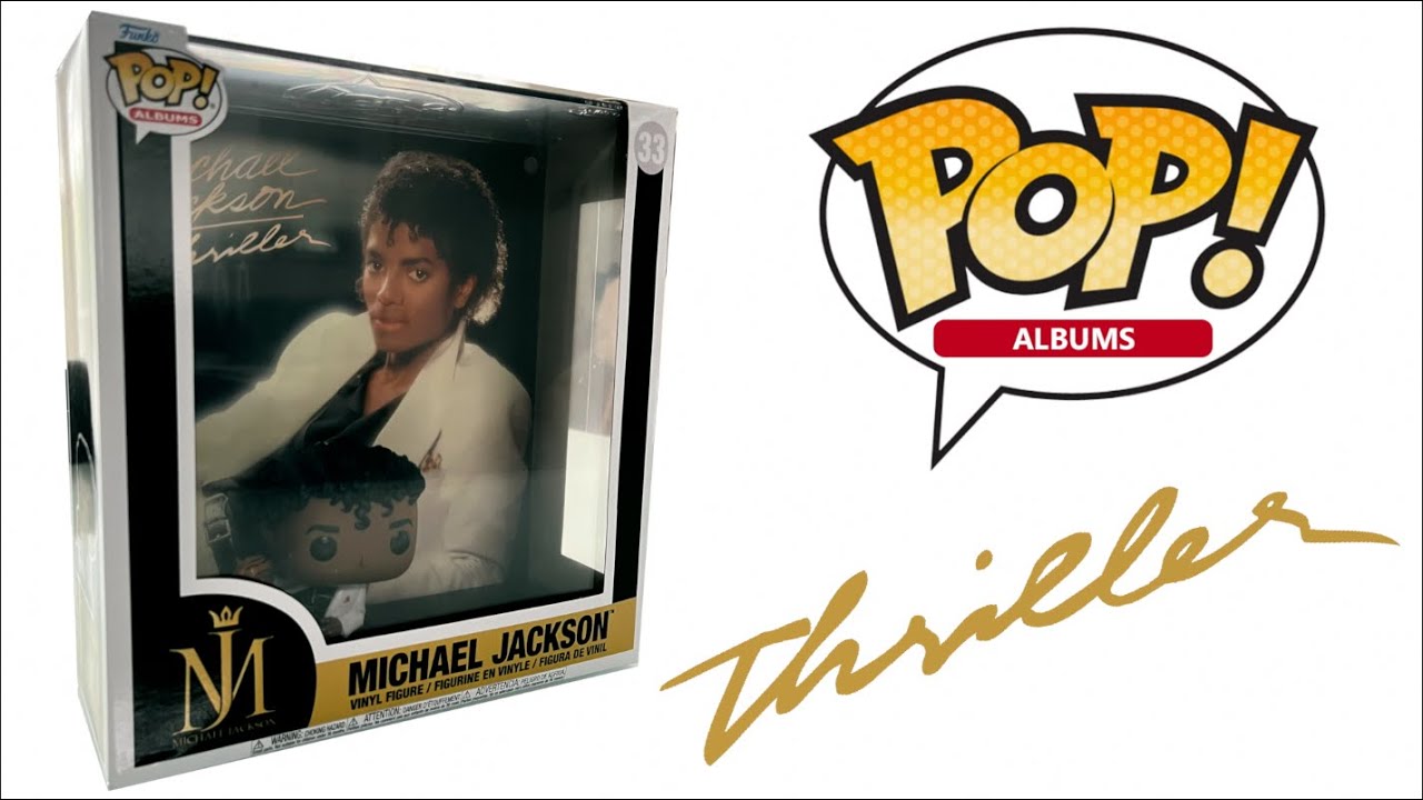 Michael Jackson Pop #359 Thriller Funko Pop Rocks 2023 in Pop Protector