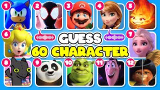 Guess 60 Character By Their Song? Netflix Puss In Boots Quiz, Sing 1&2, Zootopia l Monkey Quiz screenshot 5