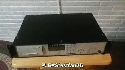 Using the Burk EAS Encoder for the first time!