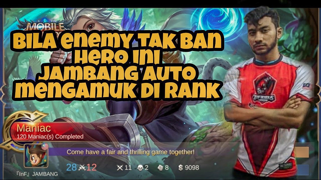 ENEMY AUTO MENINGGAL BILA JAMBANG PICK HERO OP NI DAH 