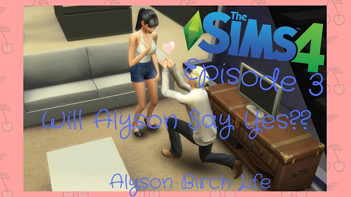 sims 4 | Lets Play|Episode 3| life | Alyson Burch