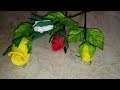 DIY Montagem de botões de rosas de E.V.A.