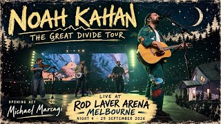 Noah Kahan The Great Divide Tour Live at Rod Laver Arena, Melbourne 29th September 2026