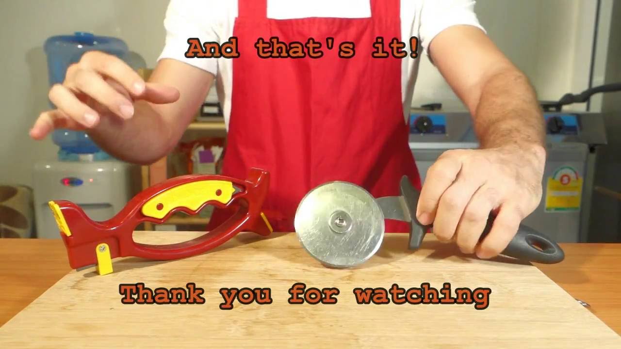 How to sharpen Pizza slicers with the MultiSharpener by Solinge® 3 in 1