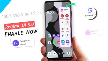 Enable Background Stream Features In Realme Smart Sidebar