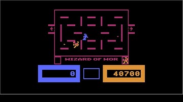 Wizard of Wor ATARI 800 Highscore - 75100