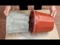 The Way Making Flower Pots || Simple and Beautiful || DIY Pots Cement At Home Easy