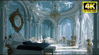 💎 Inside the $200,000,000 White \& Gold AI Luxury Palace | Surreal Dream Mansion Tour