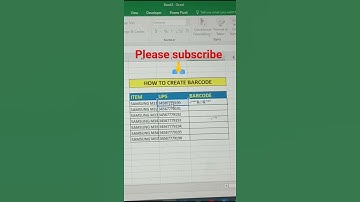 Ms excel me short tricks se barcode kaise banata hai uske bare me batayege🔥 #shorts