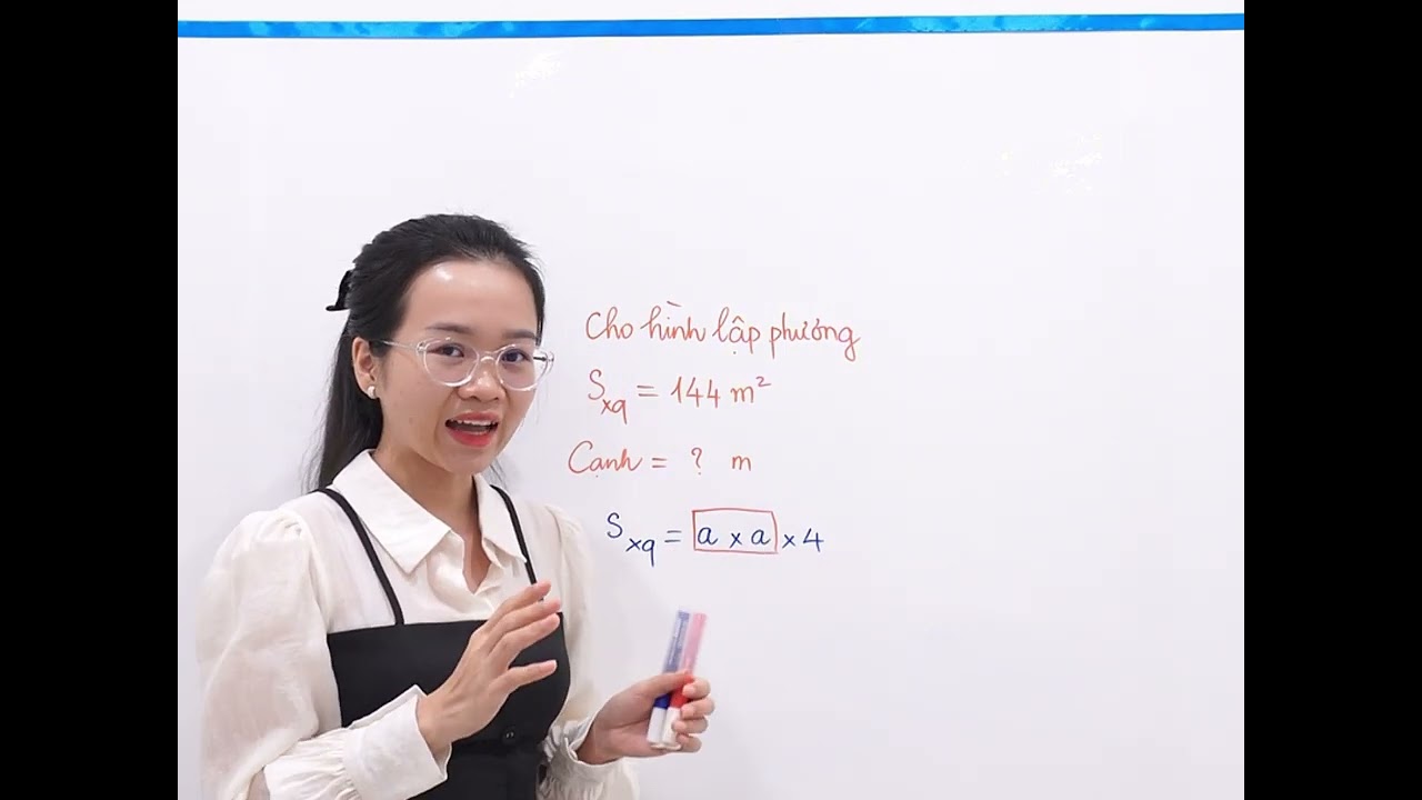 Toán 5: Tính độ dài cạnh của hình lập phương