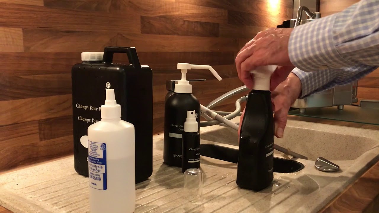 Wie stelle ich stark saures Wasser mit dem Kangen-Gerät  SD 501 her