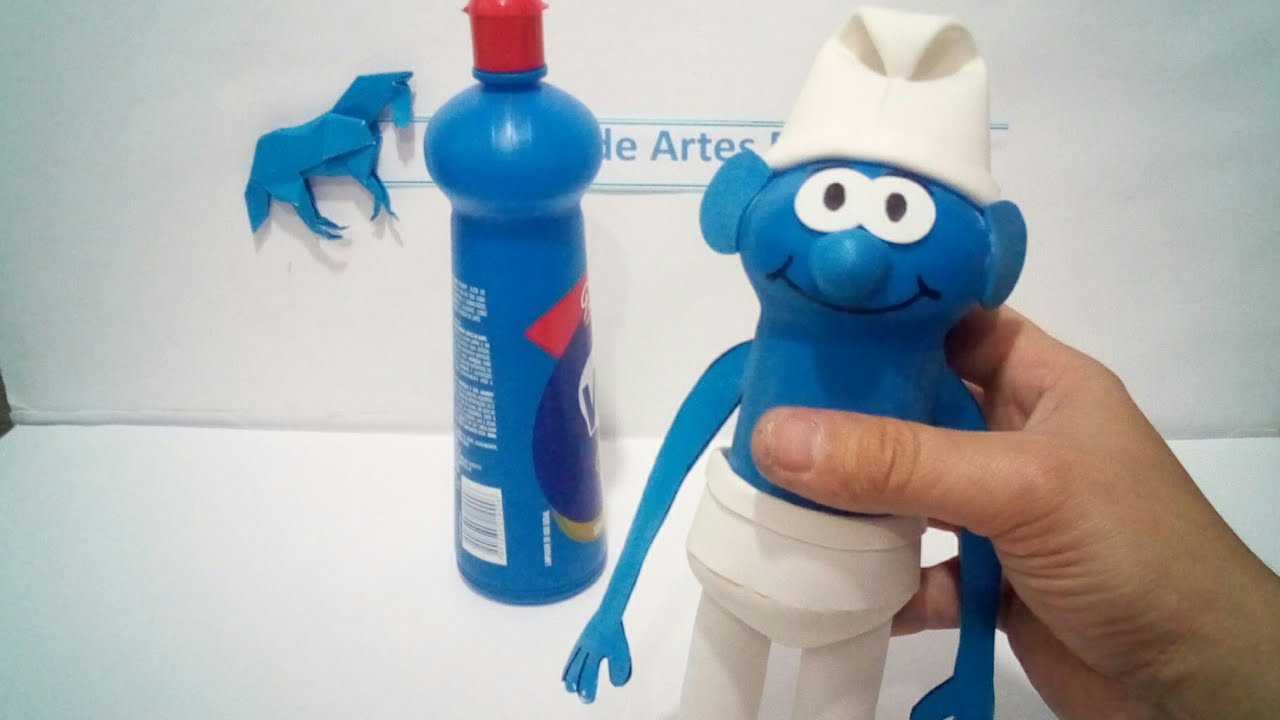 brinquedo de garrafa pet