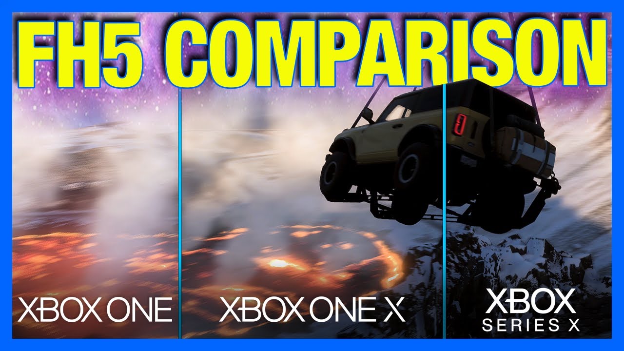 Forza Horizon 5 : Xbox One vs Xbox One X vs Xbox Series X!! (FH5 Gameplay)